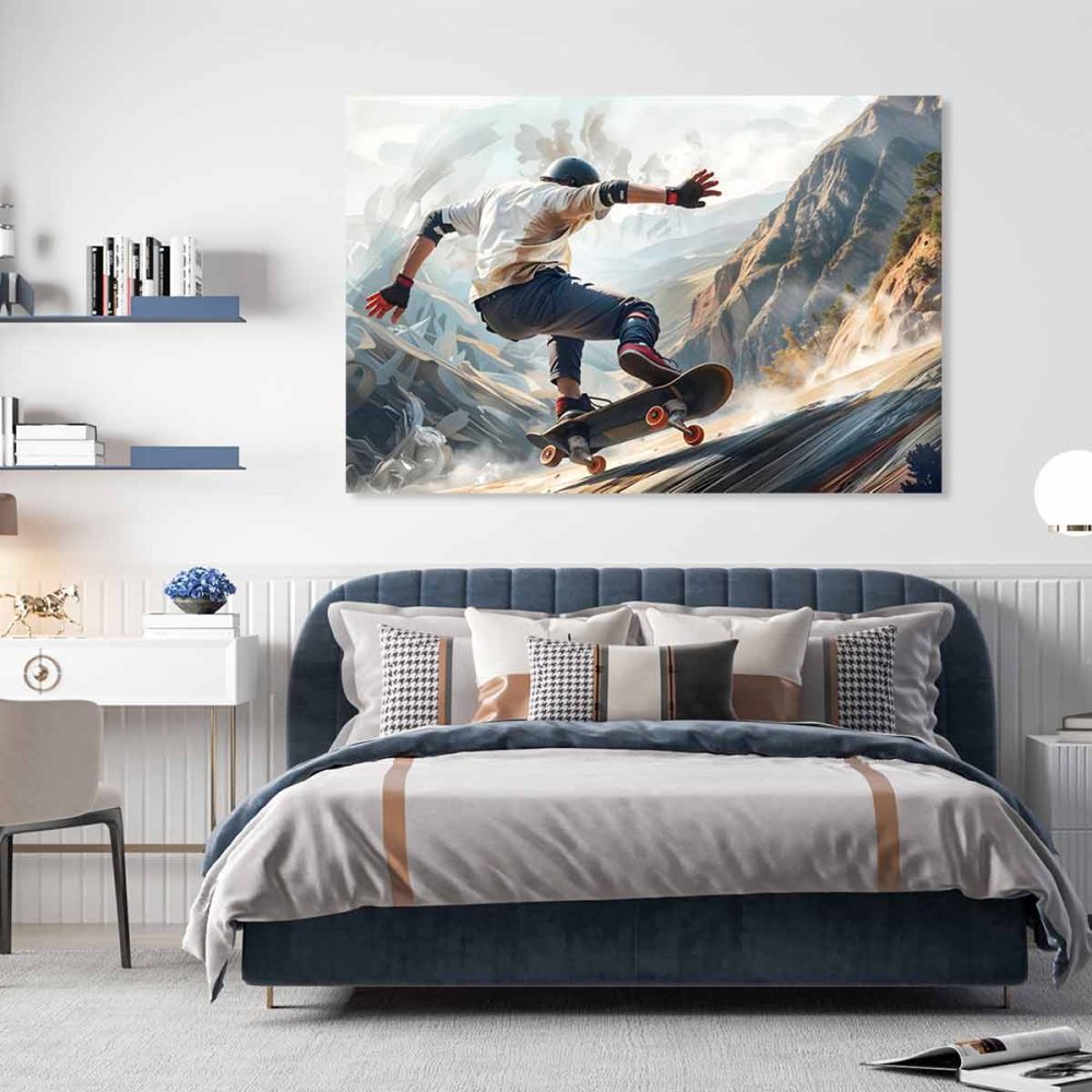 Tableau mural skate