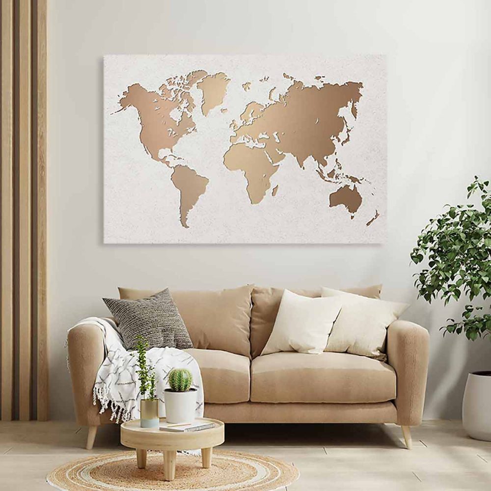 Toile mappemonde