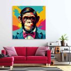 Toile singe