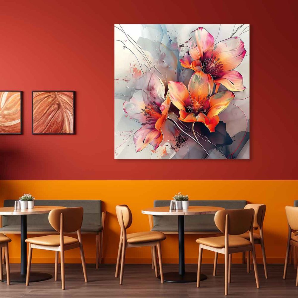 tableau restaurant fleur