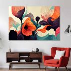 Cadre fleur moderne