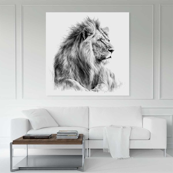 Cadre lion