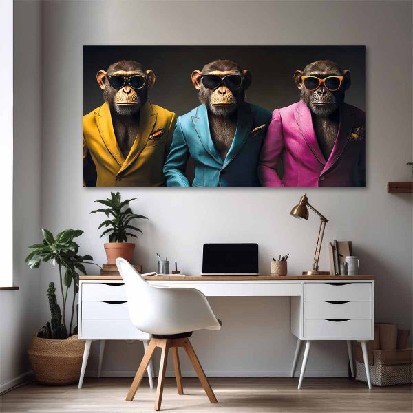 Cadre singe original