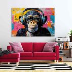 Cadre singe street art
