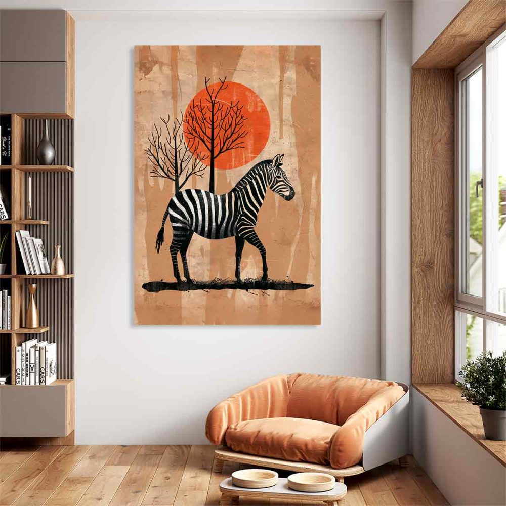 Tableau zebre couleur Tableau zebre couleur