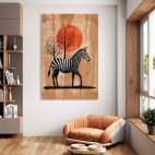 Tableau zebre couleur