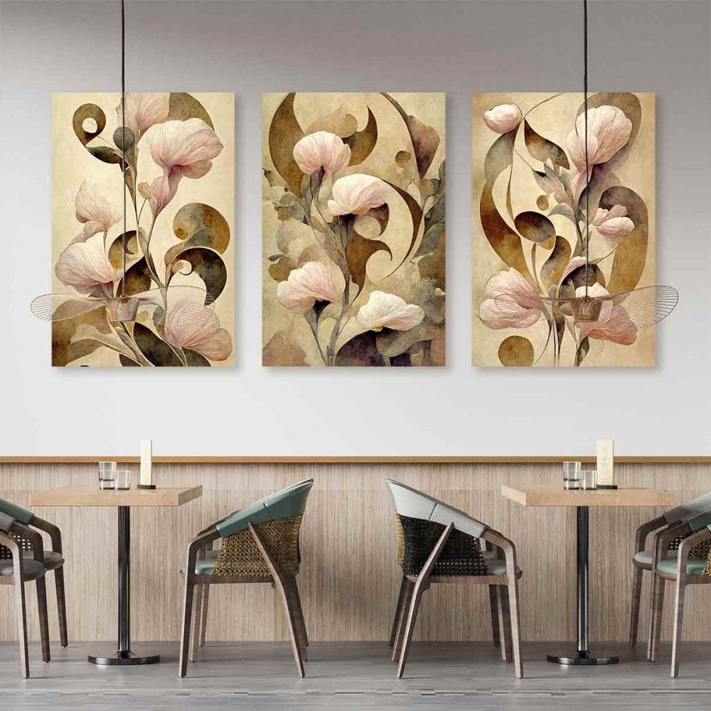 Décoration fleurs modernes