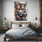 Décoration murale tigre