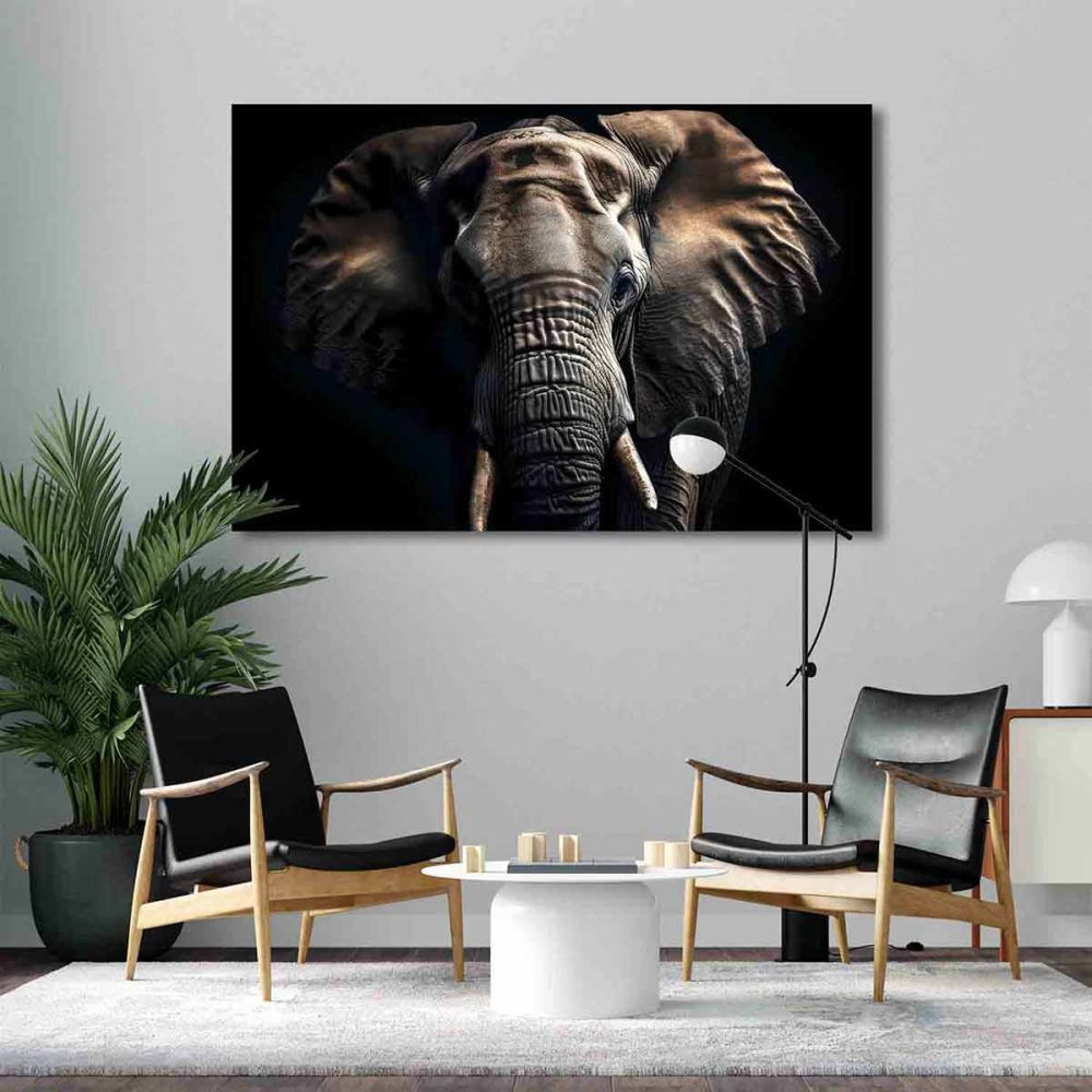 Tableau elephant moderne Tableau elephant moderne