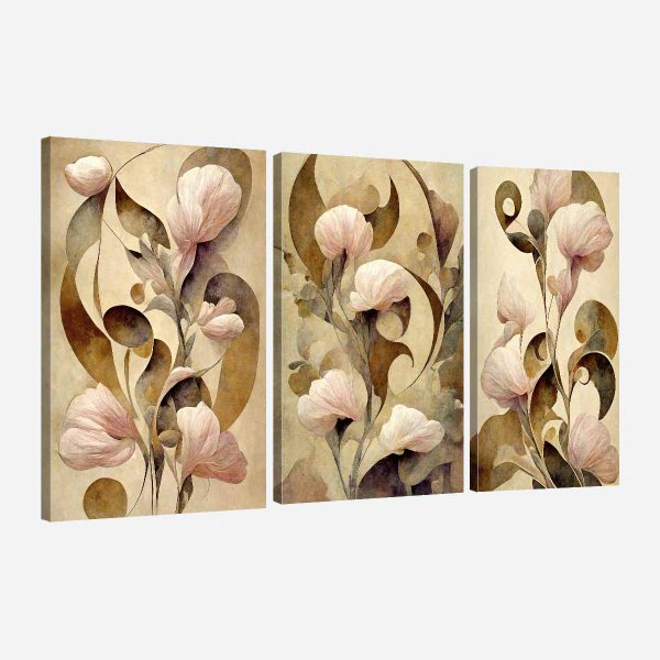Tableau fleurs modernes