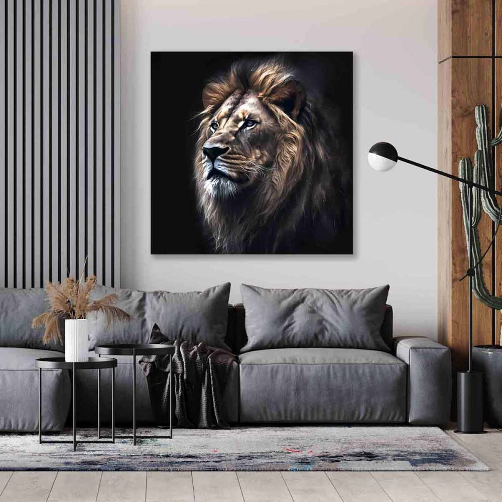 Tableau lion