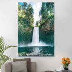 Tableau montagne cascade
