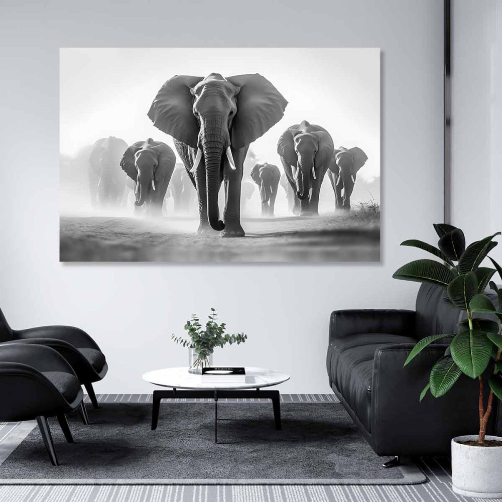 Tableau mural éléphant