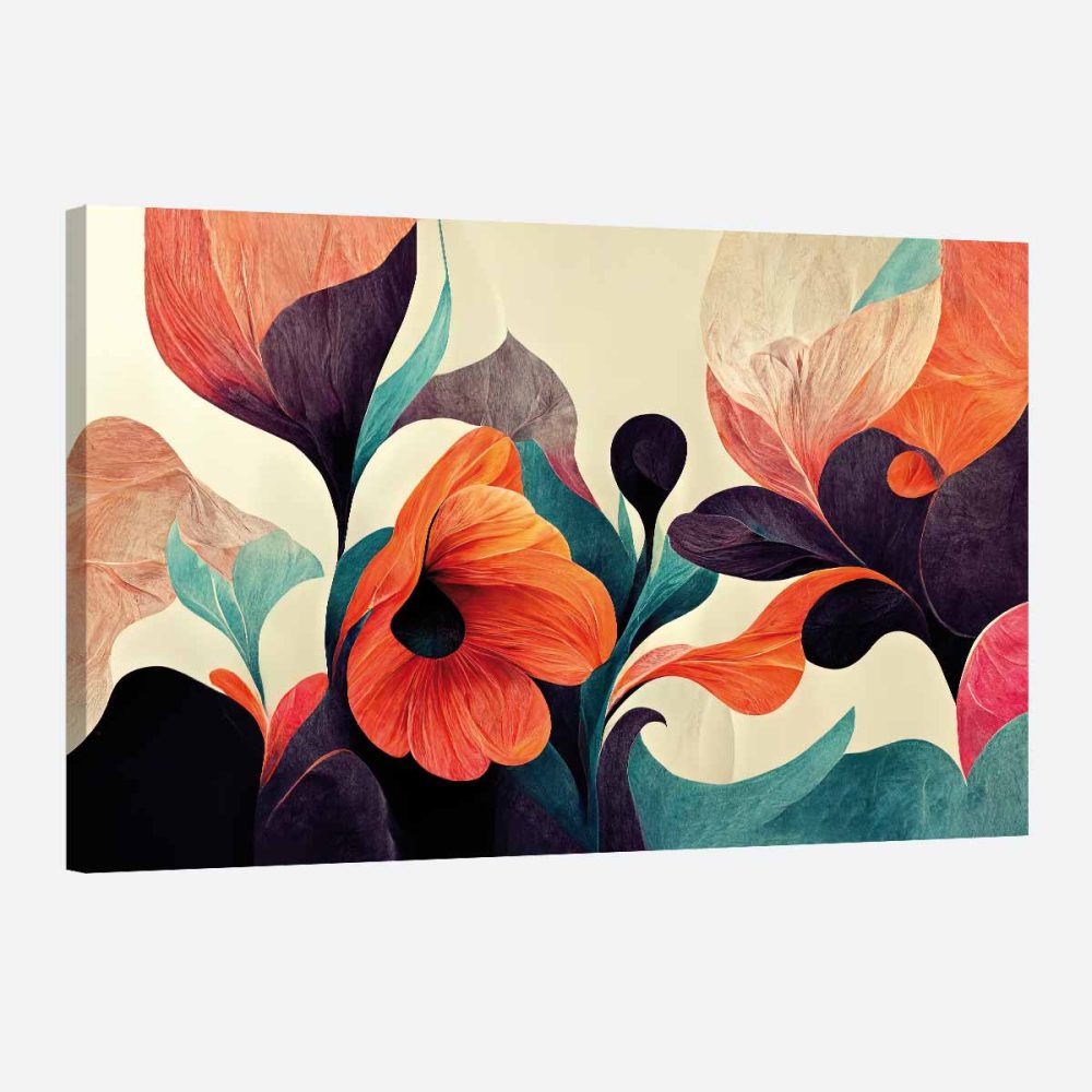 Tableau mural fleur