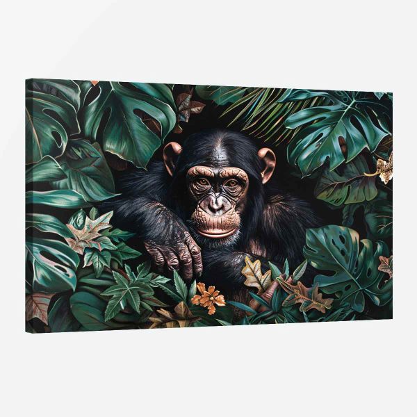 Tableau mural singe