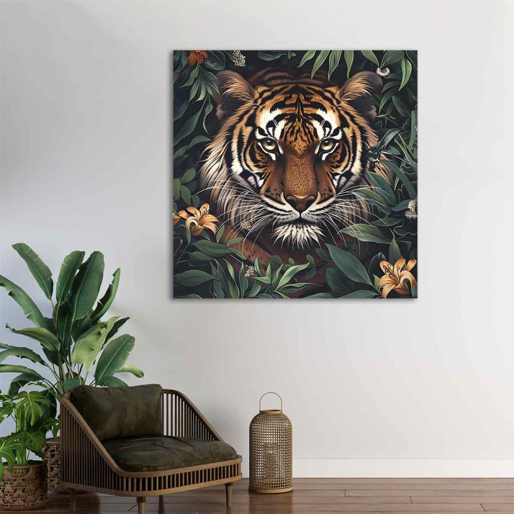 Tableau mural tigre