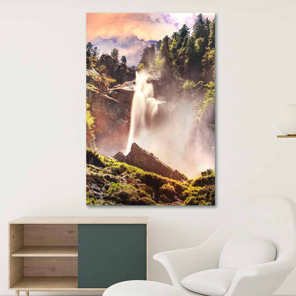 Tableau paysage montagne