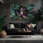 Tableau mural singe