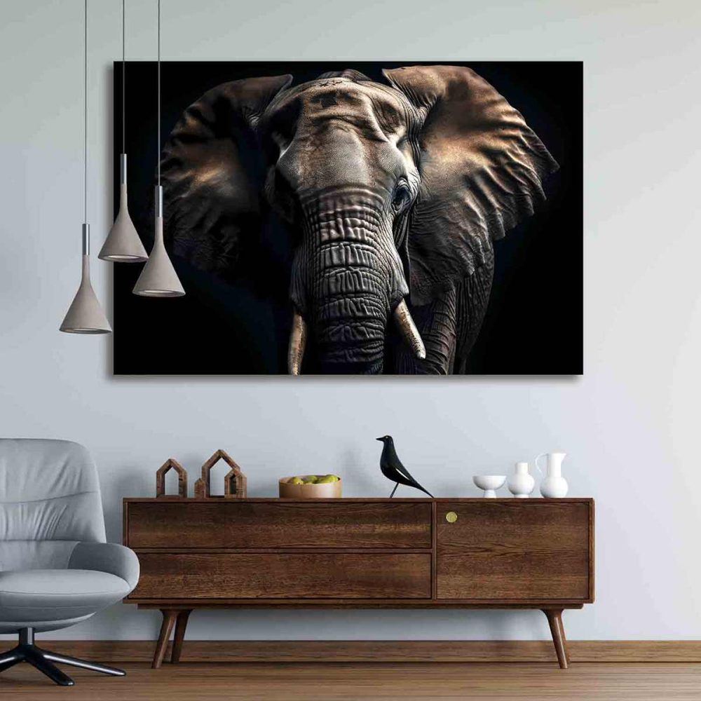 Tableau elephant moderne Tableau elephant moderne