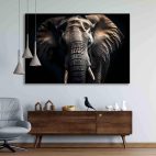 Tableau elephant moderne