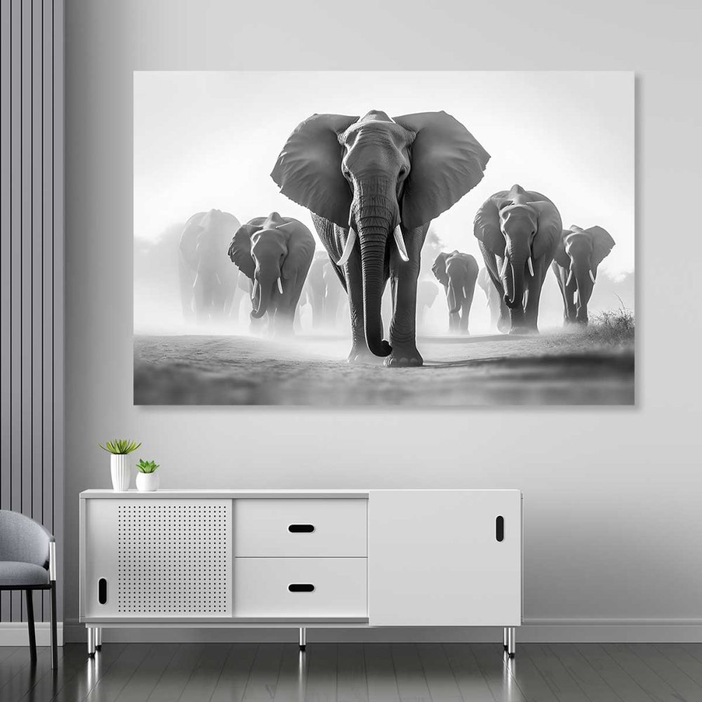 Tableau mural éléphant