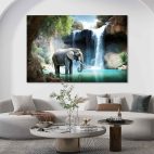 Toile éléphant