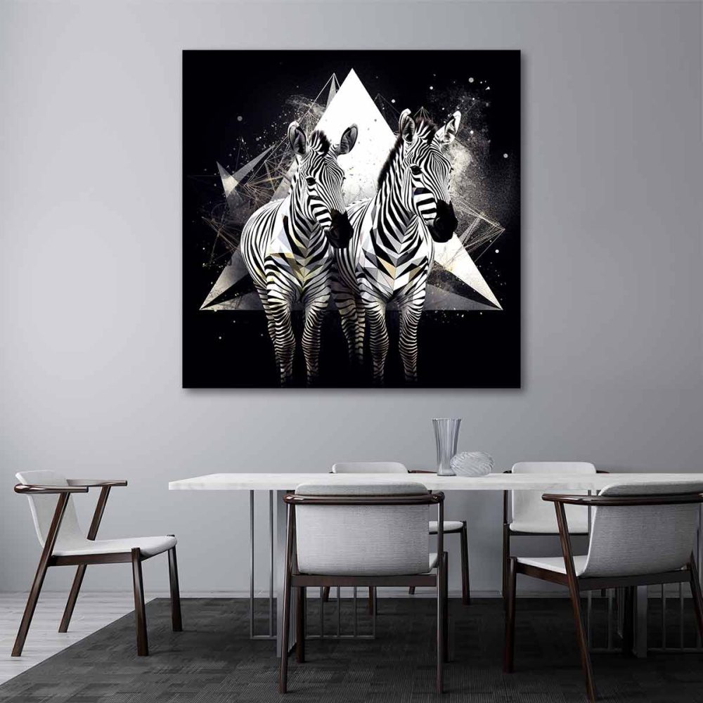 Toile moderne zèbre Toile moderne zèbre