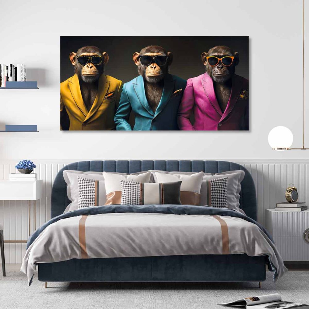 Tableau singe original