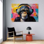 Tableau singe street art