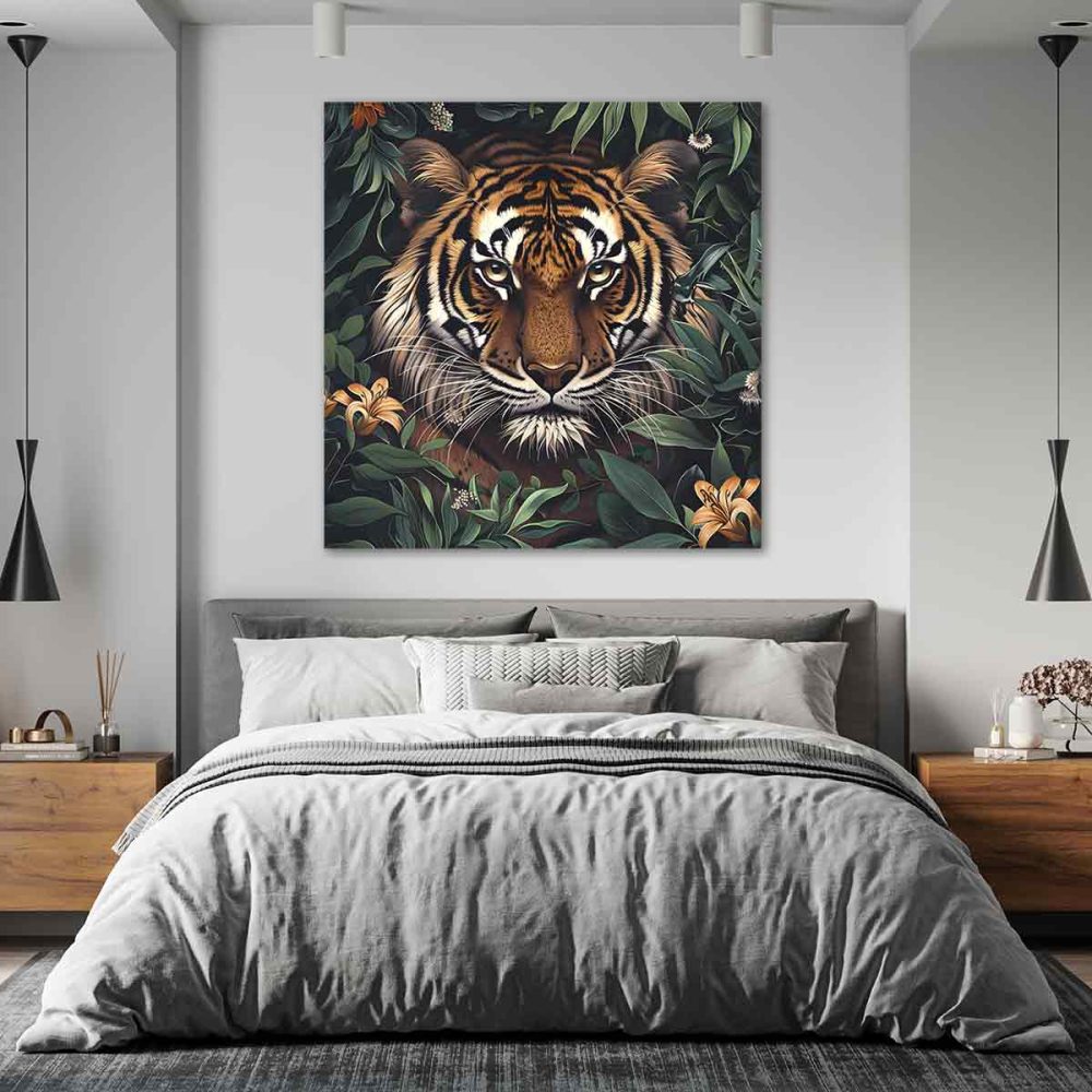 Toile tigre