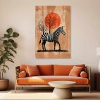 Cadre zebre couleur