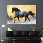 Affiche cheval moderne