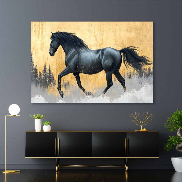 Affiche cheval moderne
