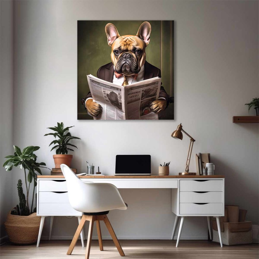 Affiche chien costume Affiche chien costume