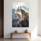 Affiche loup blanc