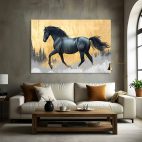 Cadre cheval moderne