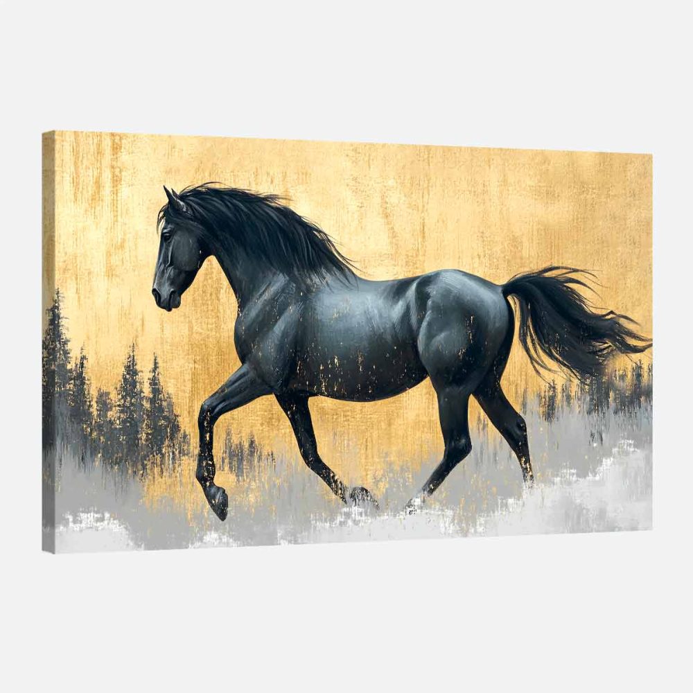 Tableau cheval moderne