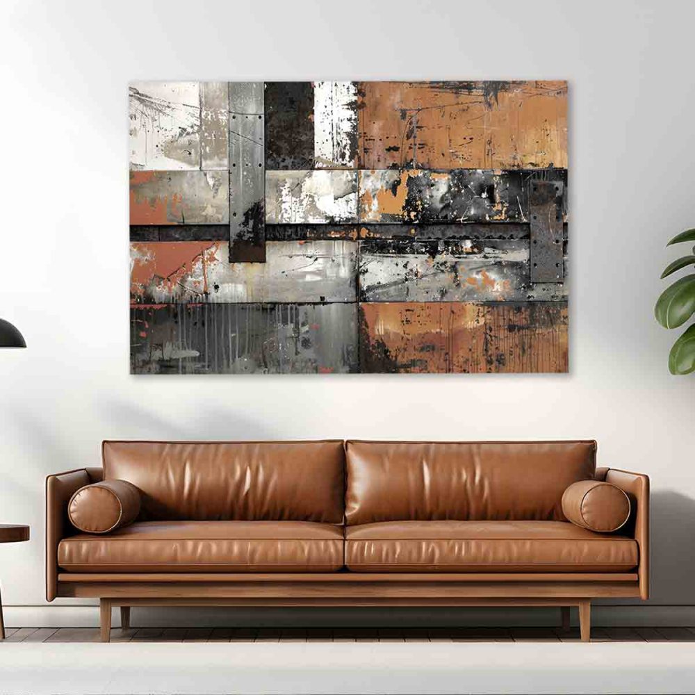 Cadre style industriel