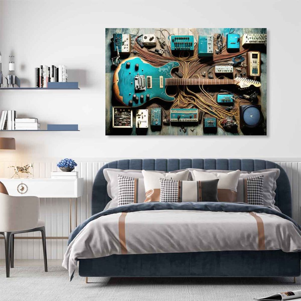 Tableau déco guitare