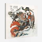 Tableau Hokusai-femme japonaise