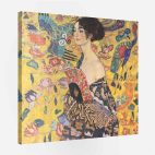 Tableau Klimt la Dame à l'éventail