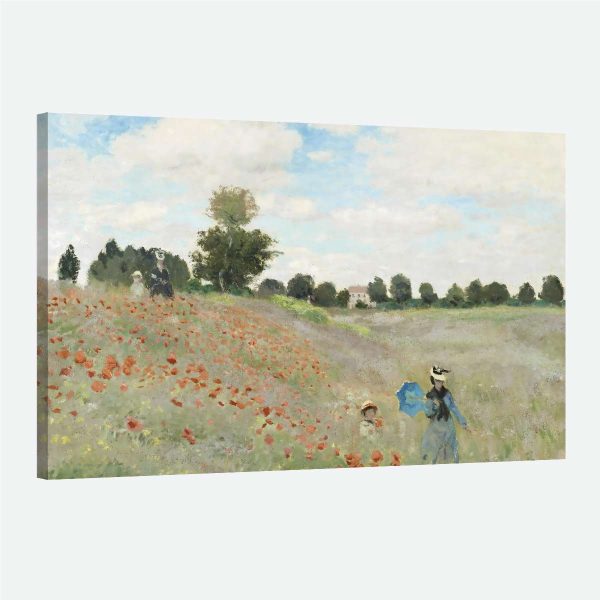 Tableau Monet les coquelicots