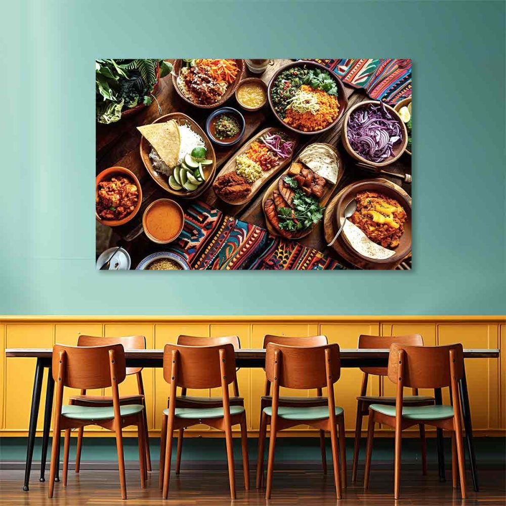 Décoration murale restaurant mexicain Décoration murale restaurant mexicain