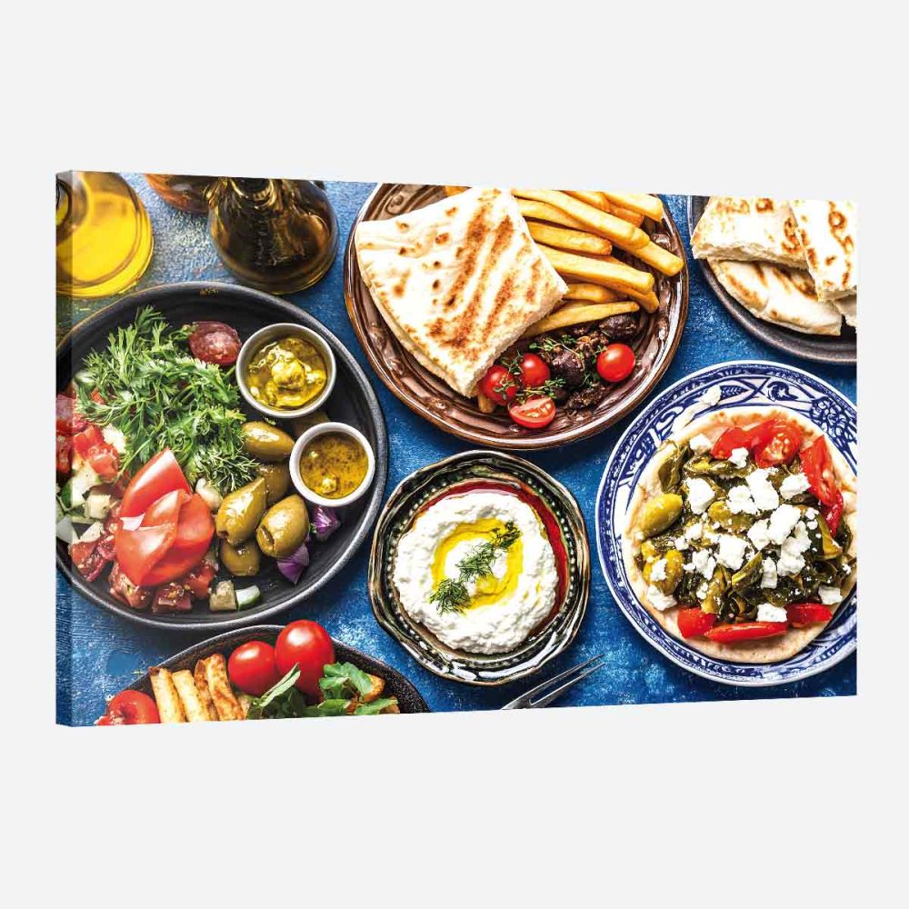Tableau cuisine grecque Tableau cuisine grecque