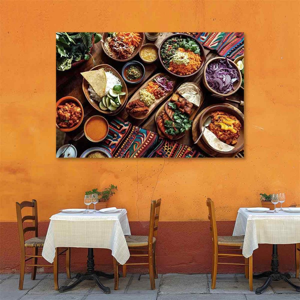 Tableau déco restaurant mexicain Tableau déco restaurant mexicain