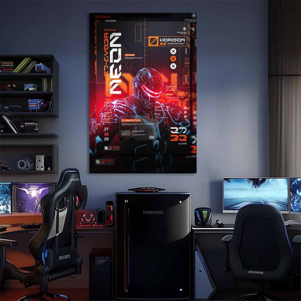 Tableau mural gaming