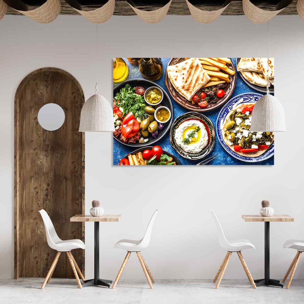 Tableau mural restaurant grec Tableau mural restaurant grec