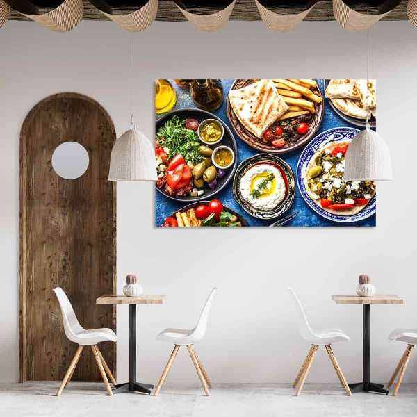 Tableau mural restaurant grec