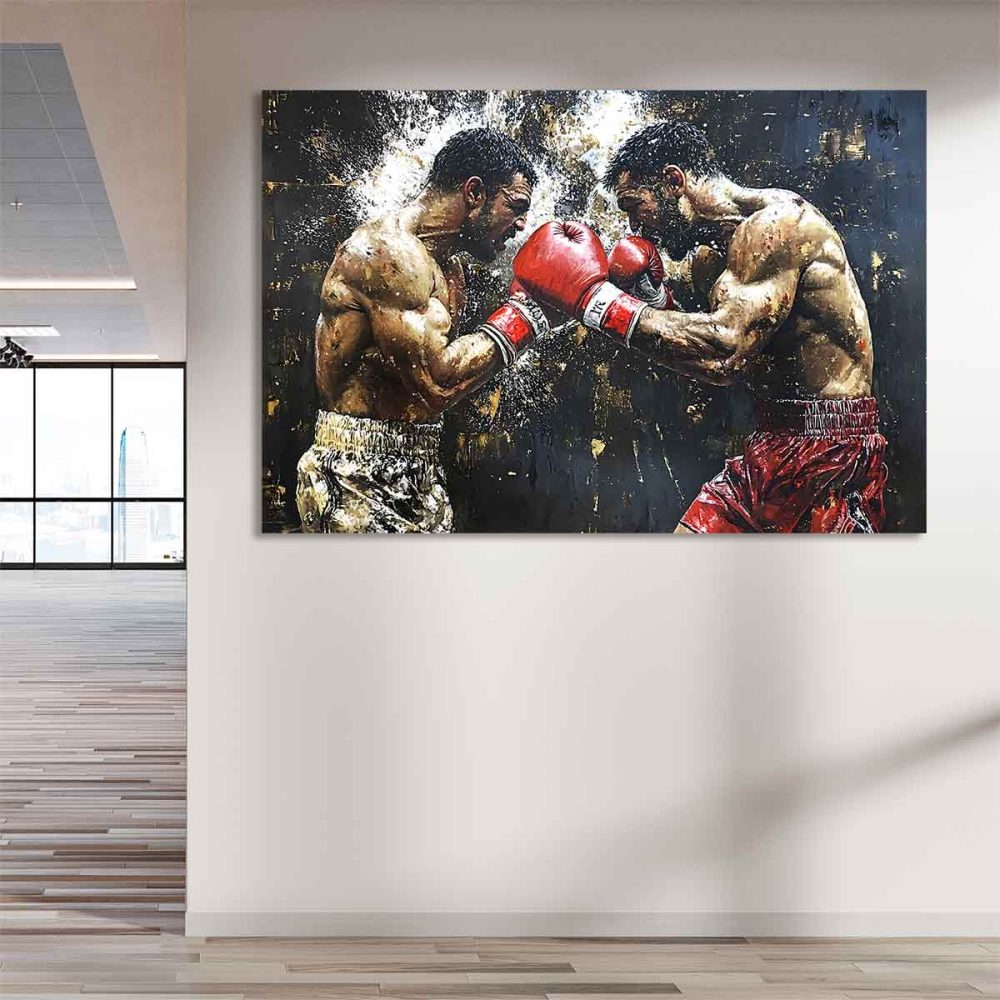 Décoration murale boxe