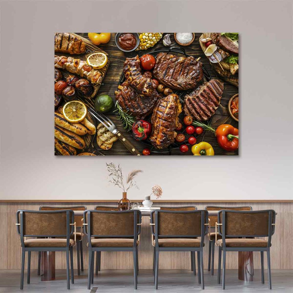 Décoration murale restaurant grill Décoration murale restaurant grill
